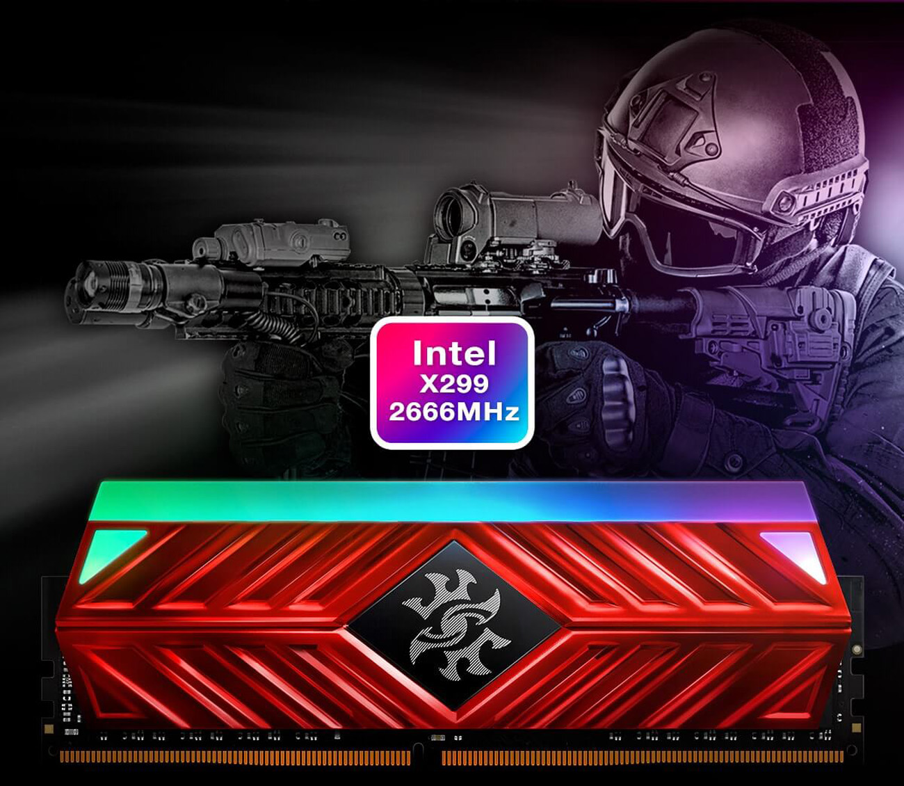 PCパーツ DDR4 AX4U3000316G16-DBG XPG 32GB XPG DDR4 D50 RGB 32GB (2x16GB) 3200MHz PC4-25600 U-DIMM 288